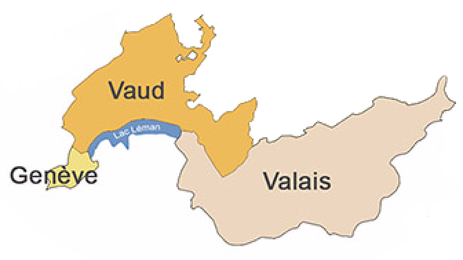 Zone d'intervention — Genève, Vaud, Valais